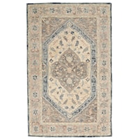 5' x 7' Grey Rectangle Rug