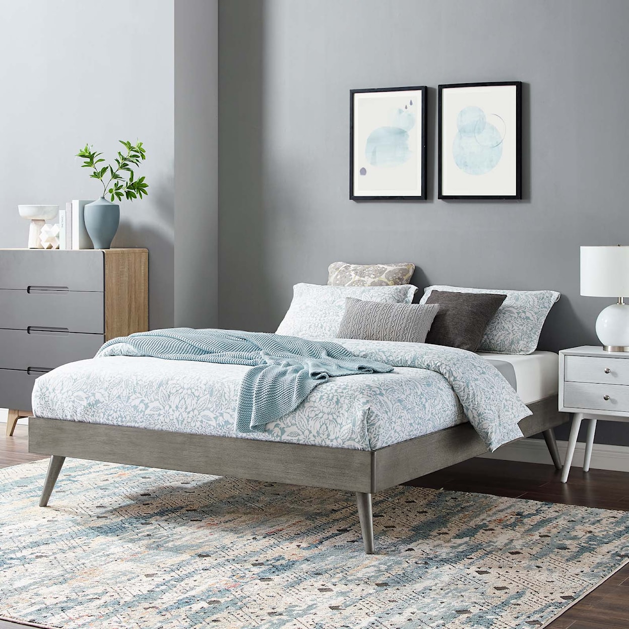 Modway Margo Queen Platform Bed Frame