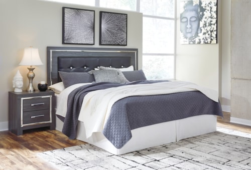 King/California King Upholstered Panel Headboard