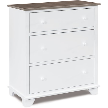 3-Drawer Bedroom Chest