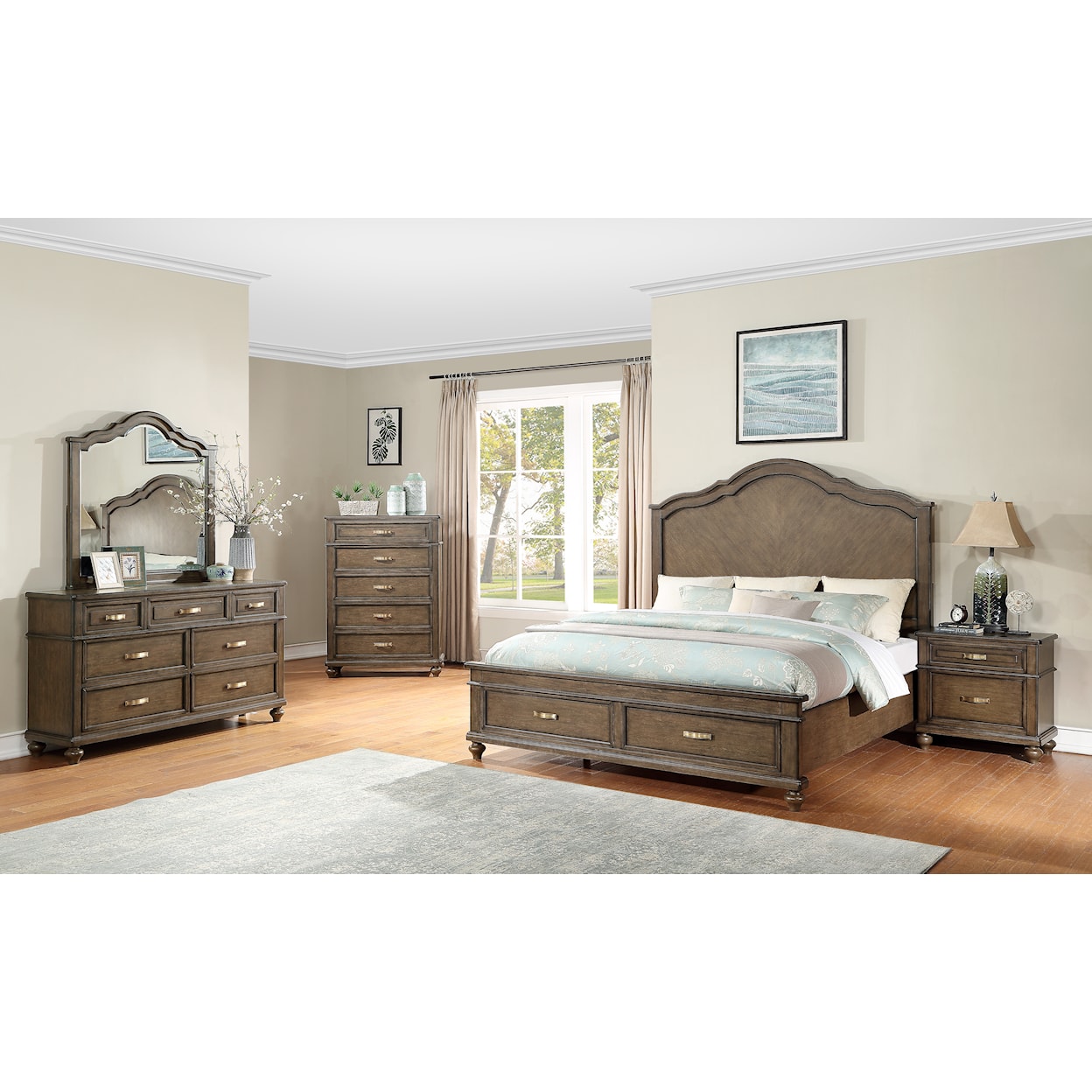 New Classic Furniture Canterbury Queen Bed