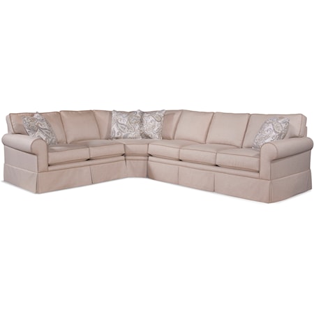 Benton Three-Piece Wedge Sectional