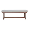 Signature Emmeline Outdoor Dining Bench with Cushion