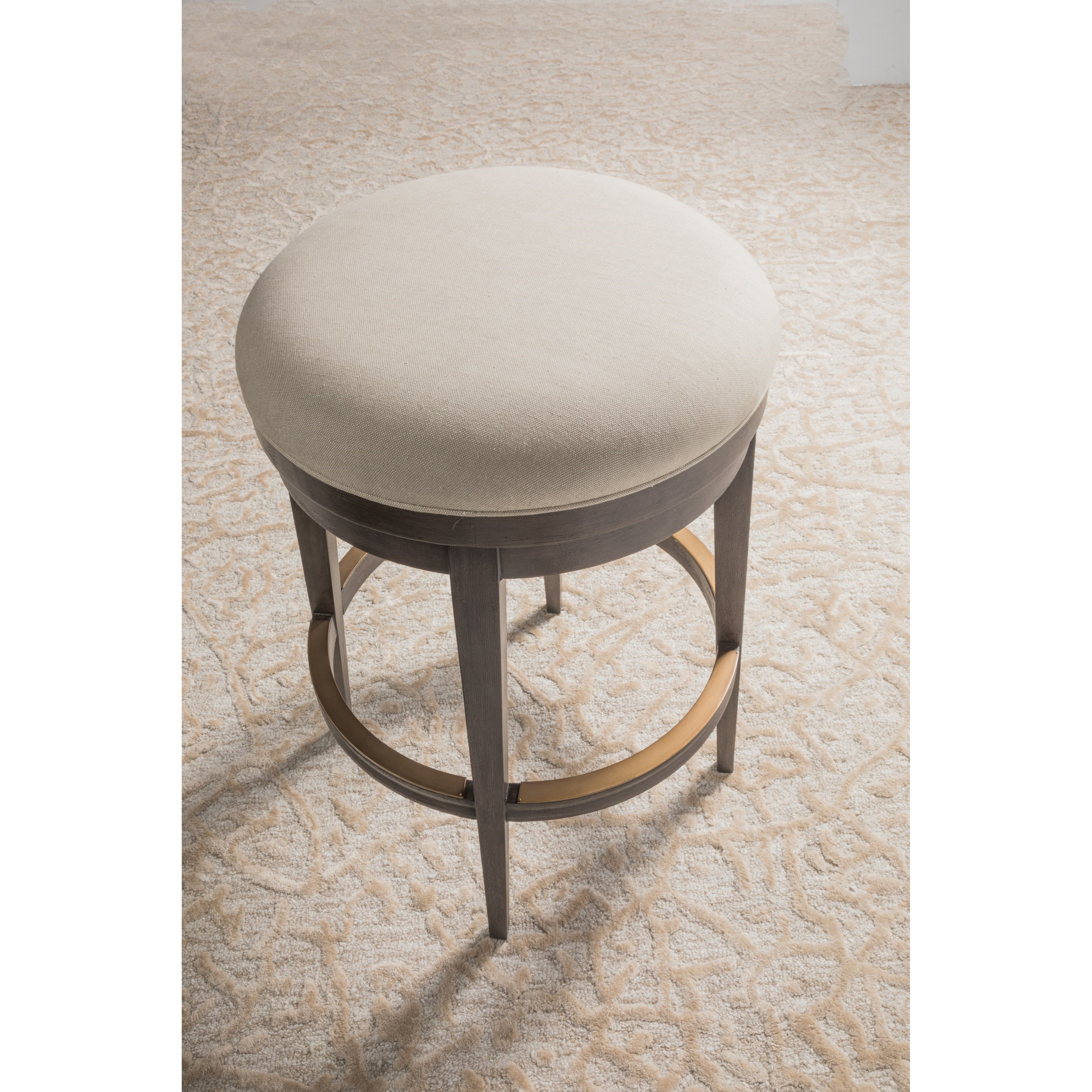 Cecile Backless Swivel Barstool