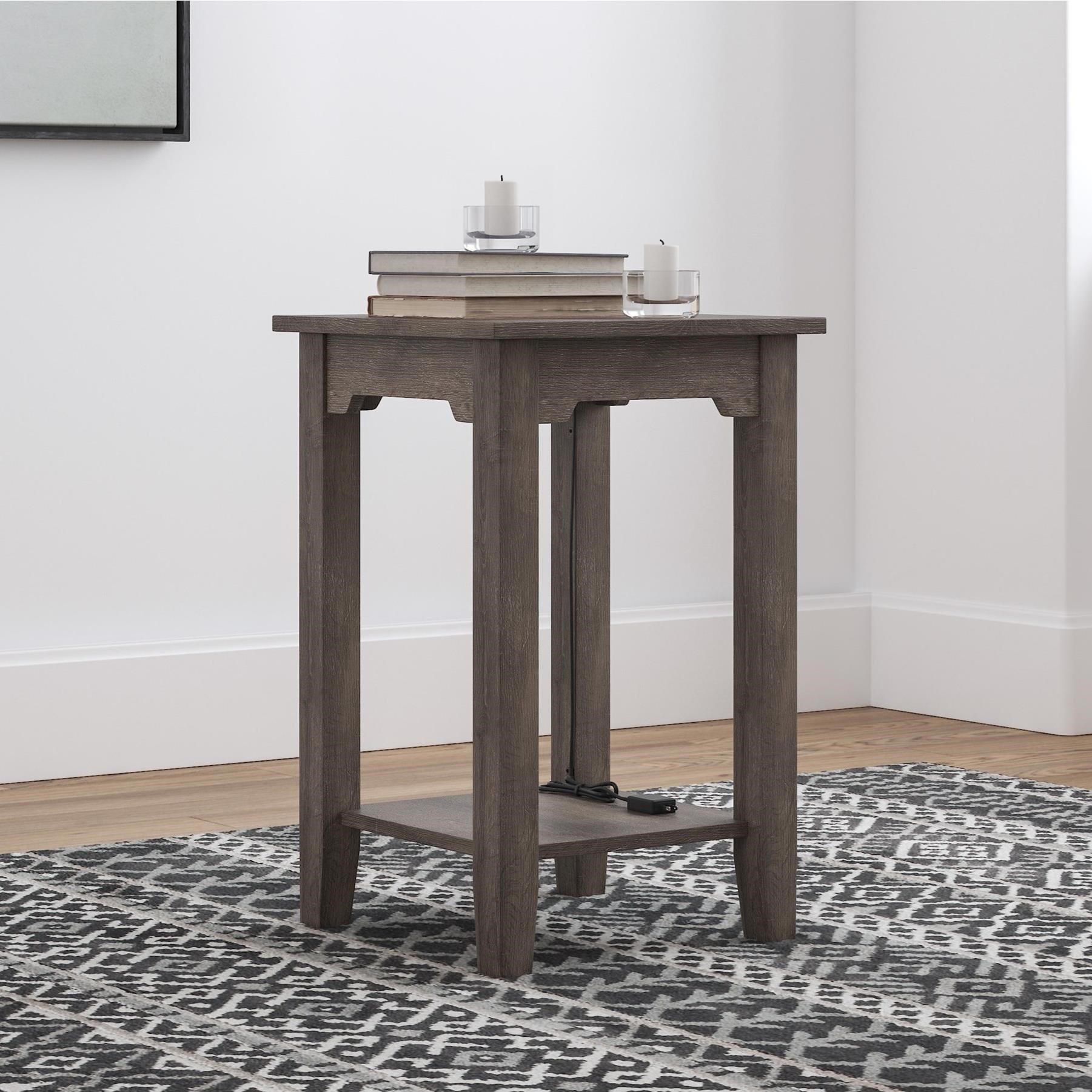 Small chairside end discount table