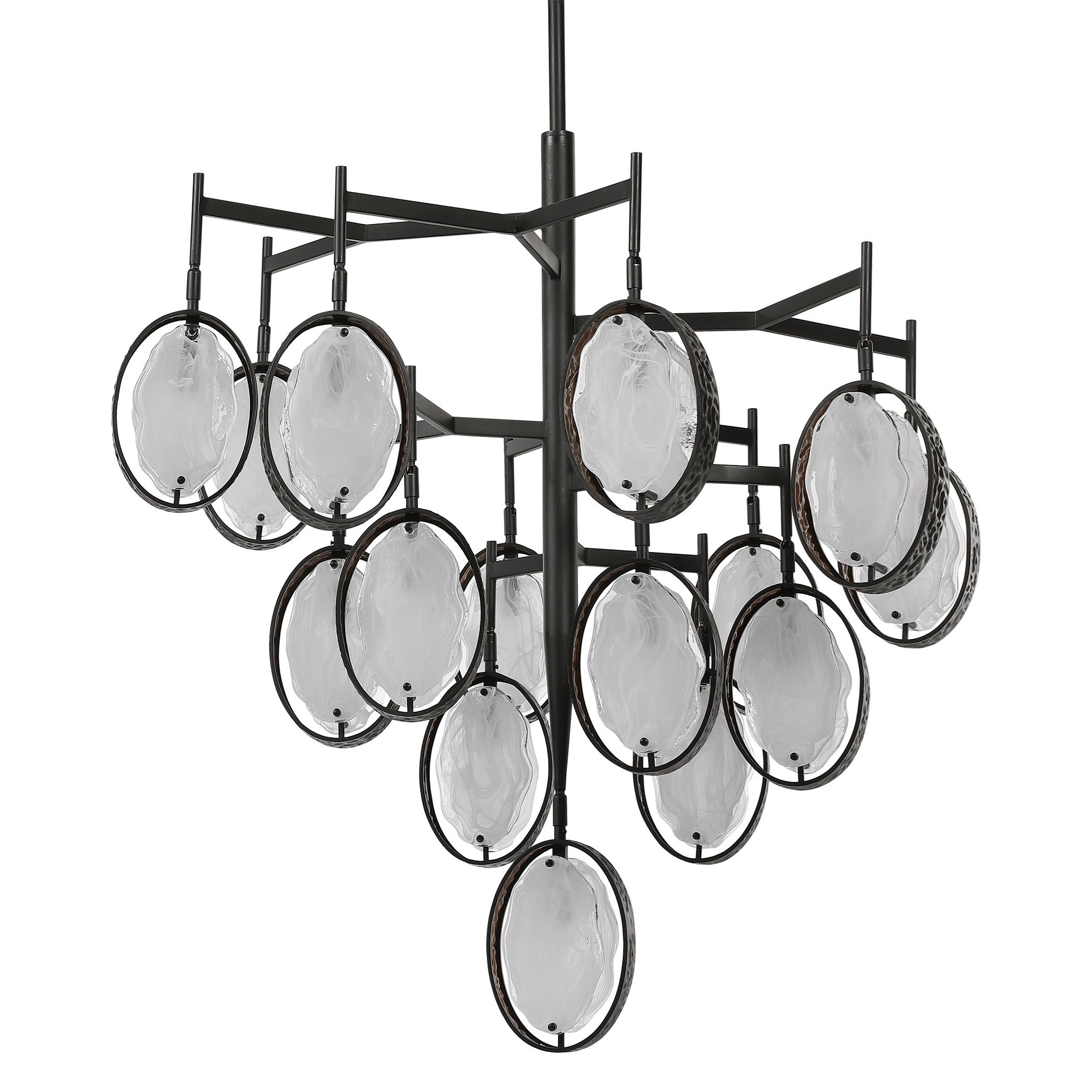 Maxin 15 Light Large Bronze Chandelier