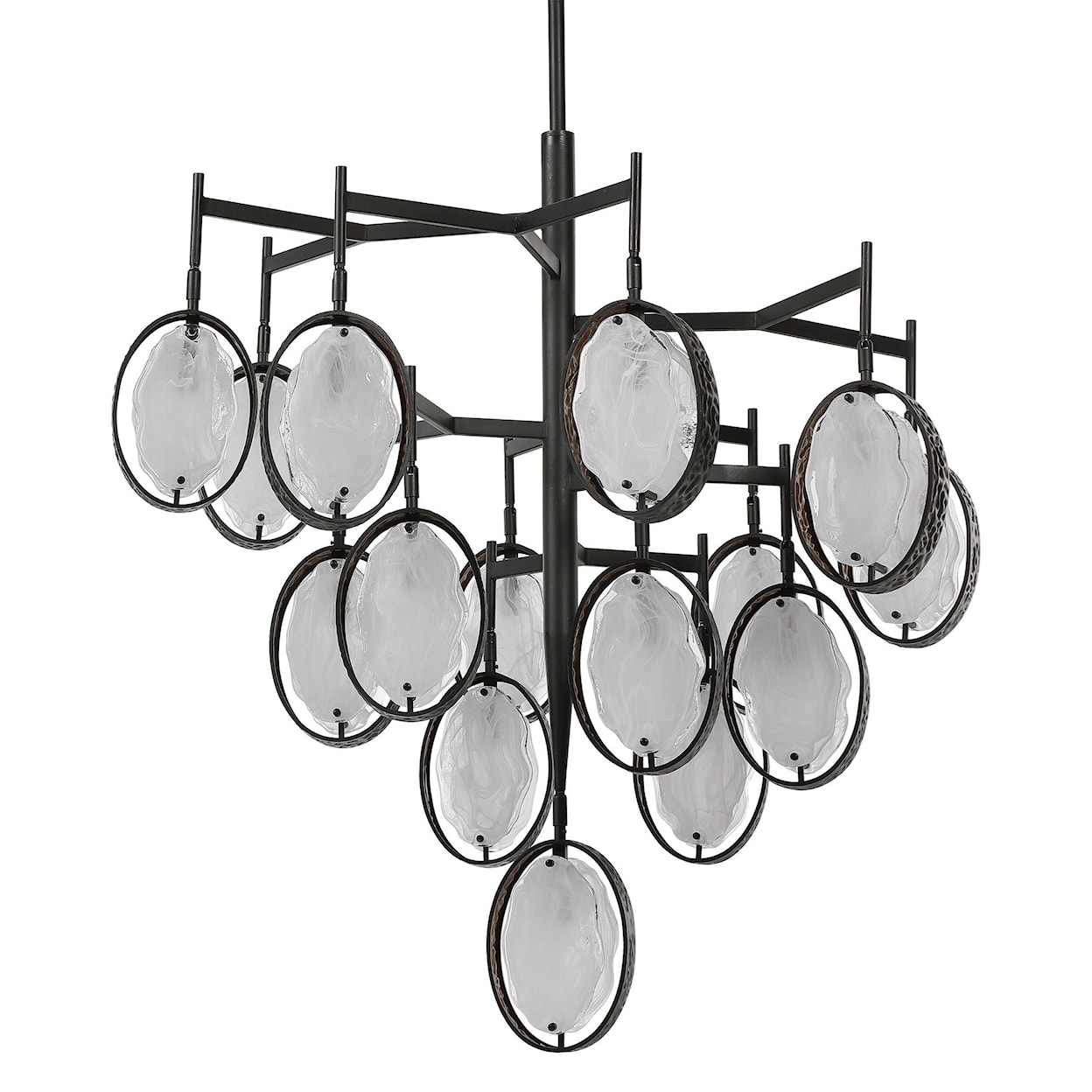 Uttermost Lighting Fixtures - Chandeliers Maxin 15 Light Large Bronze Chandelier