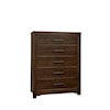 Vaughan Bassett Crafted Cherry - Dark Chest of Drawers