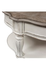 Liberty Furniture Magnolia Manor Traditional Round Cocktail Table with Casters