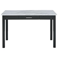 Transitional 1-Drawer Desk with USB/Outlets