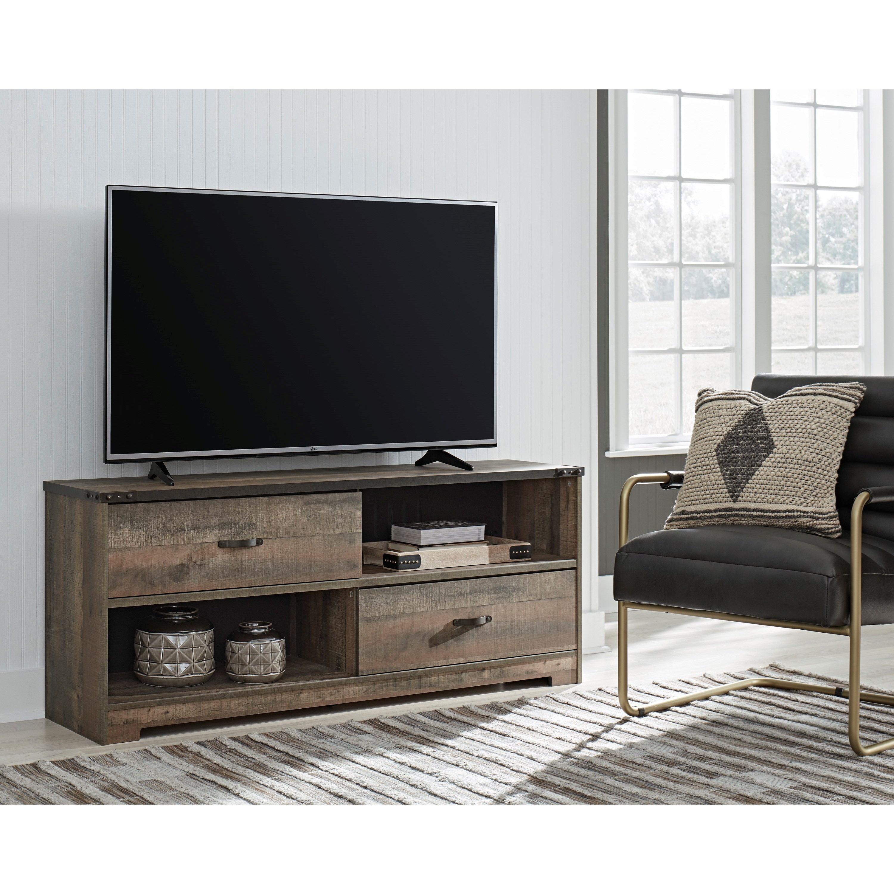 Signature Design by Ashley Trinell EW0446468x1+EW0446124x2 TV Stand