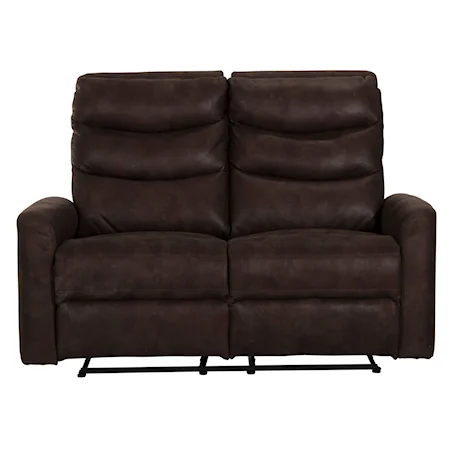 Contemporary Power Reclining Loveseat with USB Ports