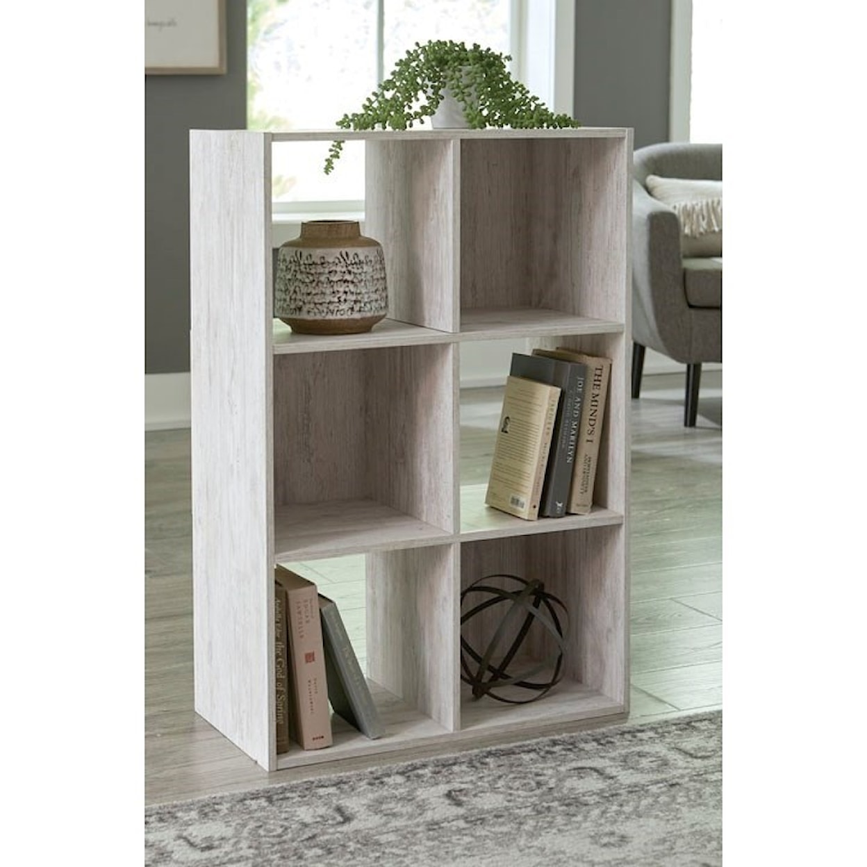 Signature Design by Ashley Furniture Paxberry Six Cube Organizer