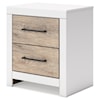 Ashley Furniture Signature Design Charbitt 2-Drawer Nightstand