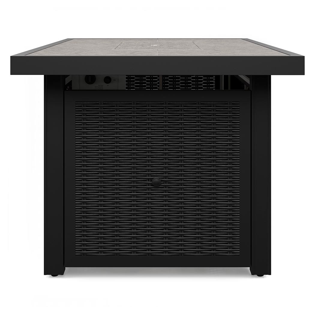 Signature Design by Ashley Beachcroft Rectangular Fire Pit Table