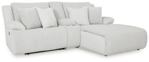 3-Piece Reclining Sectional Sofa With Chaise