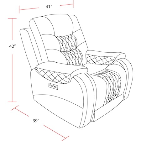 Power Reclining Sofa and Recliner Set