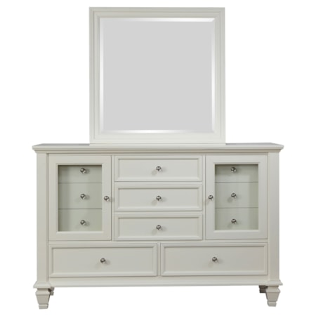 11-drawer Dresser w/ Mirror