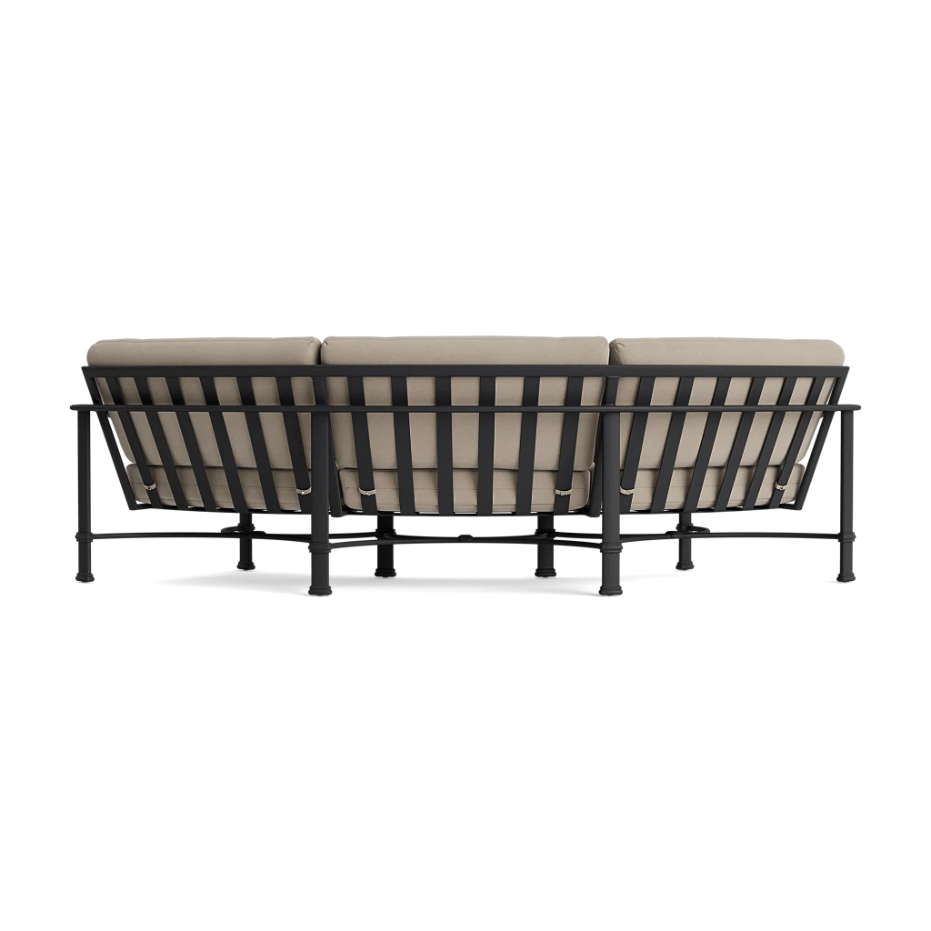 Cushioned Conversation Sofa