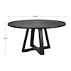 Uttermost Gidran Gidran Round Black Dining Table