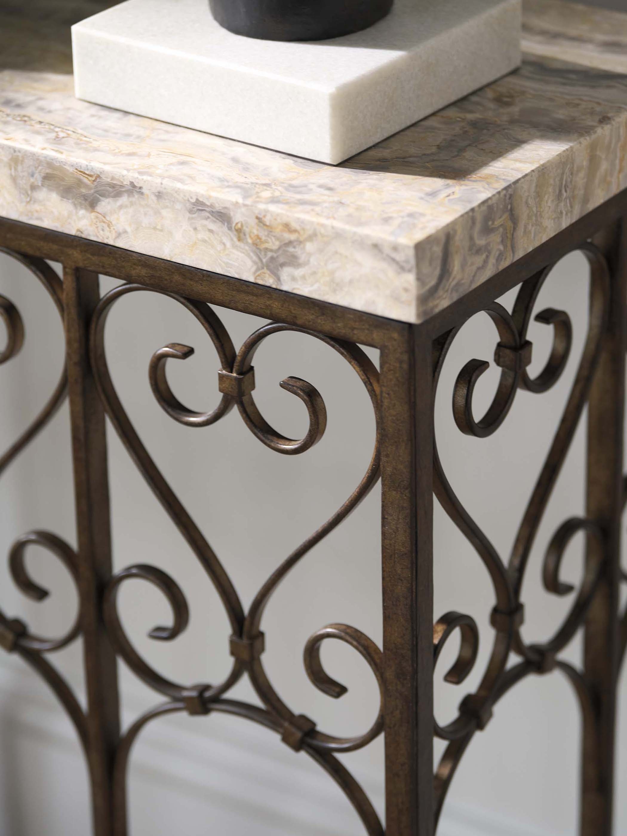 Barclay Butera Montecito Fletcher Metal Console Table