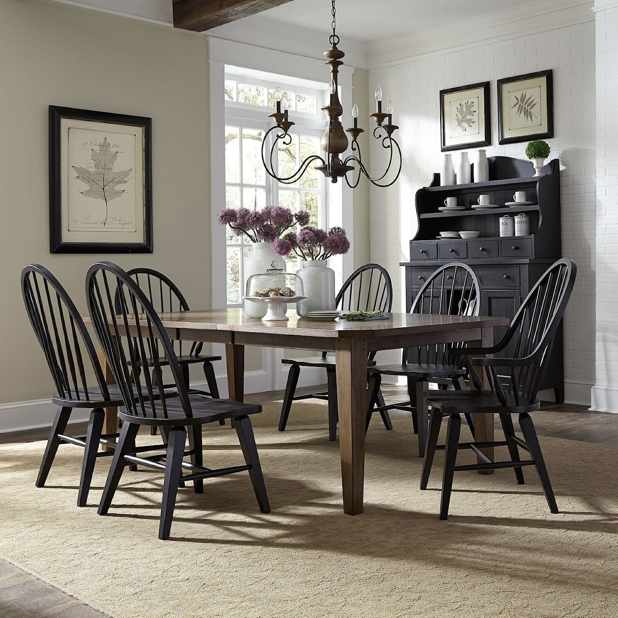 Liberty Furniture Hearthstone Ridge 7-Piece Dining Set