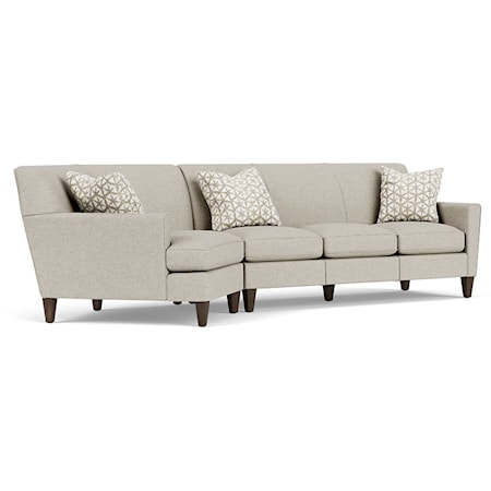 2-Piece Sectional with LAF Angled Chaise