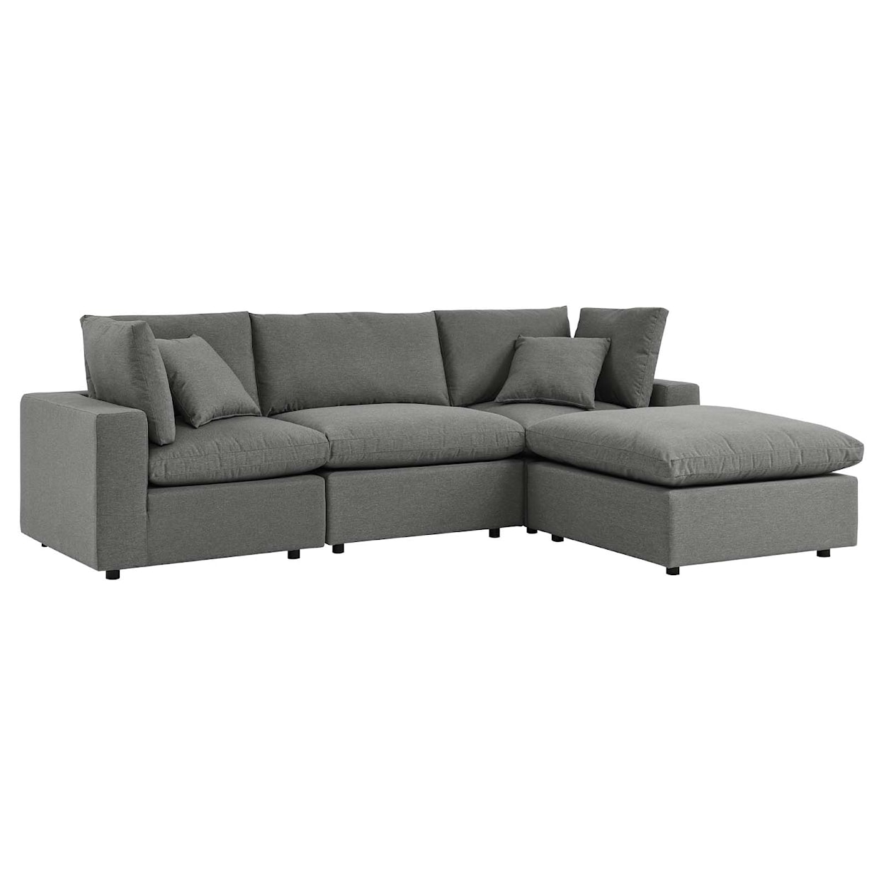 Modway Commix Outdoor 4-Piece Sectional Sofa