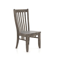 Traditional Slat Back Side Chair