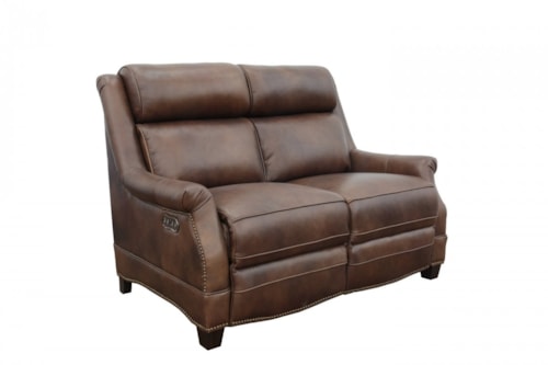 Traditional Power Reclining Loveseat with Memory Button