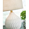 Signature Design Wardmont Ceramic Table Lamp