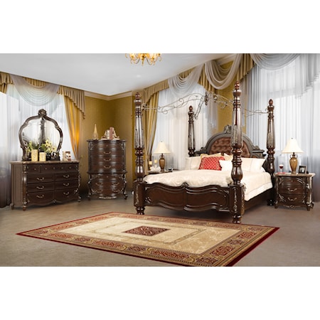 California King Canopy Bed