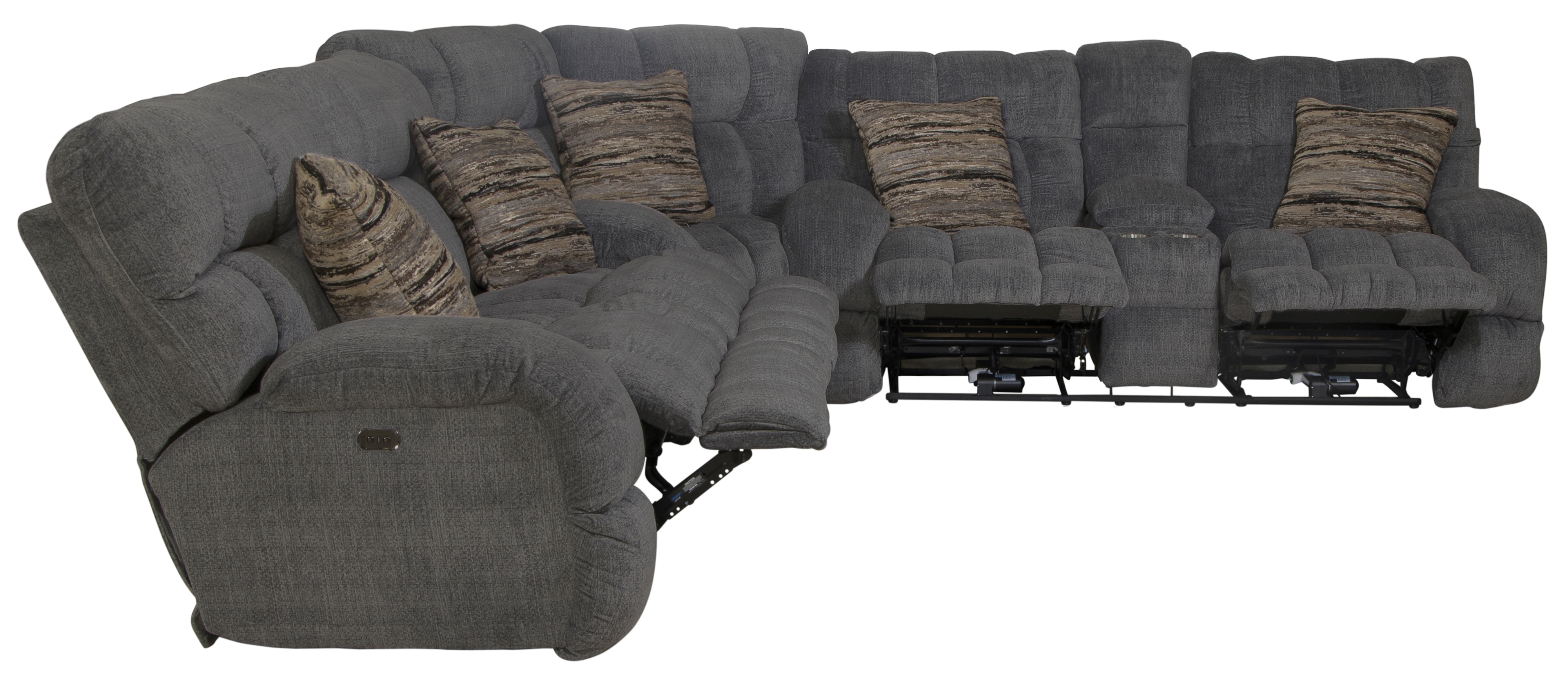 3-Piece Power Reclining Sectional Sofa