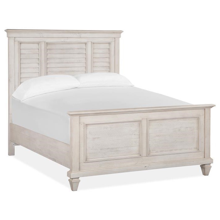 Queen Shutter Panel Bed
