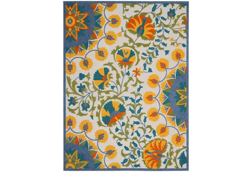 Aloha 9'6" x 13'  Rug by Nourison at Home Collections Furniture