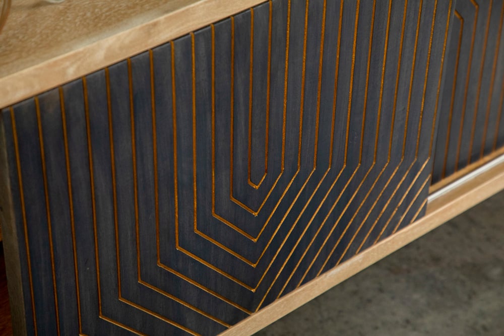 TV Console w/ Sliding Doors