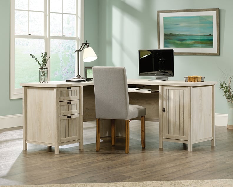 Sauder Costa L-Shaped Desk