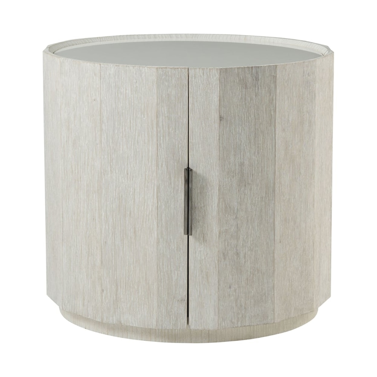 Theodore Alexander Breeze Round Side Table with Storage