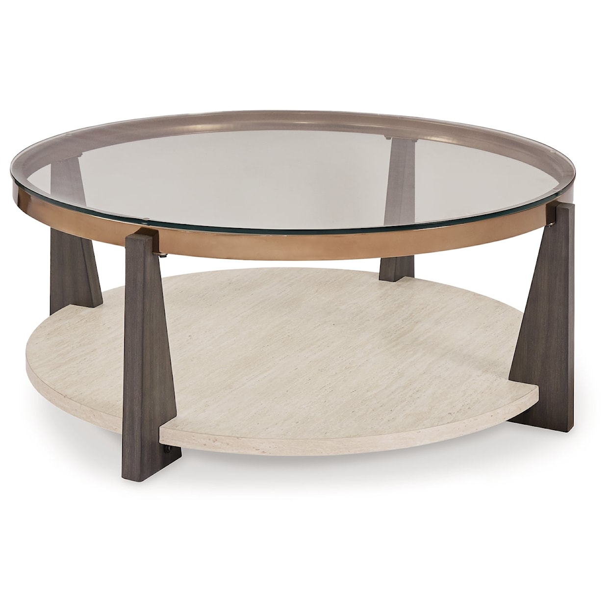 Signature Design by Ashley Frazwa Round Coffee Table