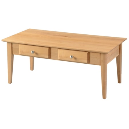 2-Drawer Large Coffee Table