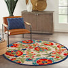 Nourison Aloha 4' Round  Rug