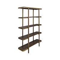 Mid-Century Modern Bookcase with Open Back