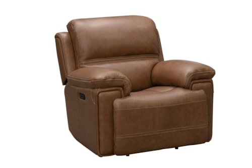 Casual Power Recliner with Power Headrest