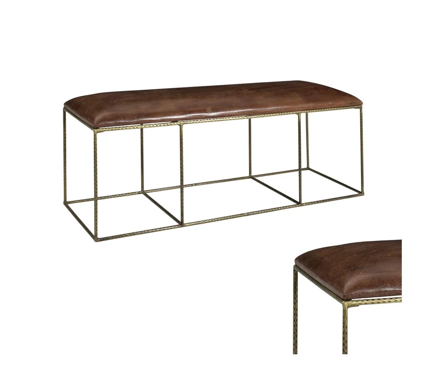 Crestview Collection Hammond Upholstered Bench