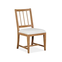 Farmhouse Upholstered Dining Side Chair