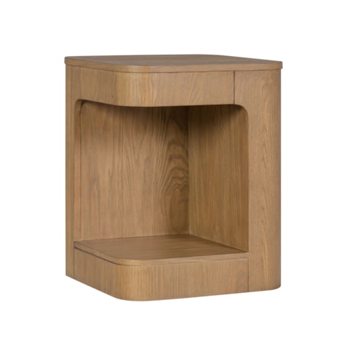 Transitional Chairside Table