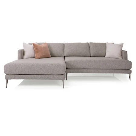 Mid Century Modern Sofa Chaise 