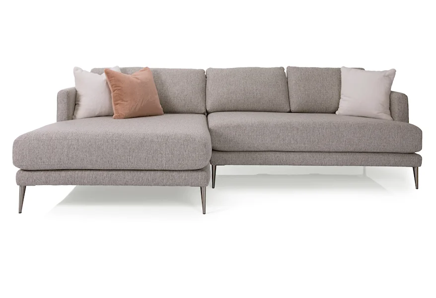 2089 Sofa Chaise  by Decor-Rest at Lucas Furniture & Mattress