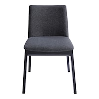 Deco Ash Dining Chair Charcoal-M2