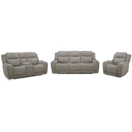 3-Piece Power Reclining Living Room Set